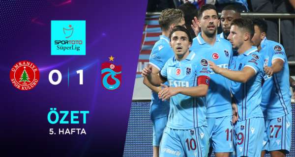 Trabzonspor - Ümraniyespor (0-1) Maç Özeti